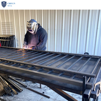 Aluminium Metalen Tuin Guide Hek Mooi Hoofdpoort Ontwerp Afstandsbediening Automatische Schuifpoort Voor Huis
