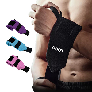 Bandes de maintien élastiques réglables pour poignets, pour entraînement fitness, musculation, haltérophilie et powerlifting, usage intensif - Product Image 1