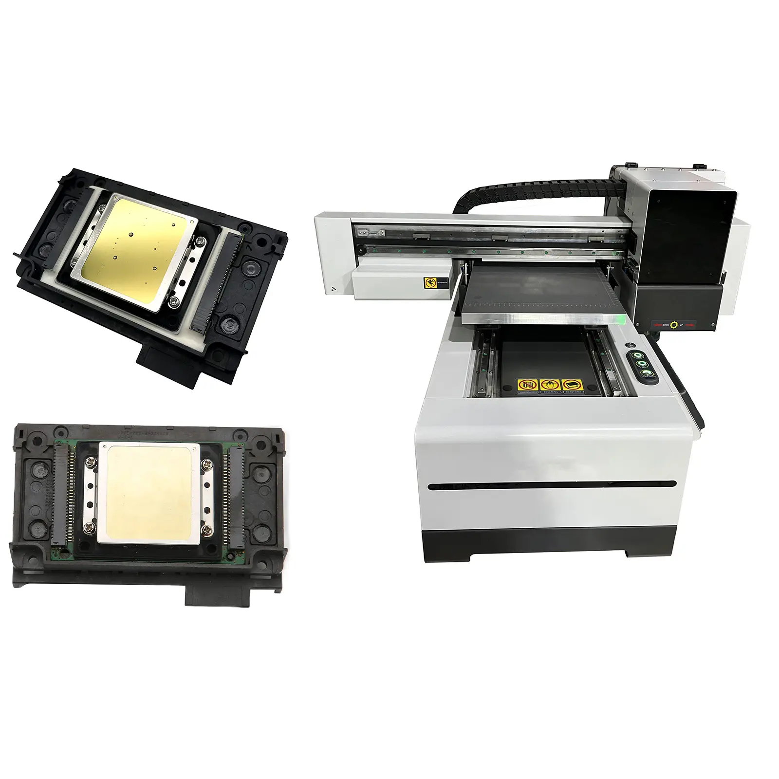 เครื่องพิมพ์ทรงกระบอกสำหรับเตียงแบนอเนกประสงค์ UV ตั้งโต๊ะ A3 2023เคสโทรศัพท์ที่ดีที่สุดกระเป๋าเบากอล์ฟยูเอสบีซีดีเครื่องพิมพ์3D ยูนิต UV