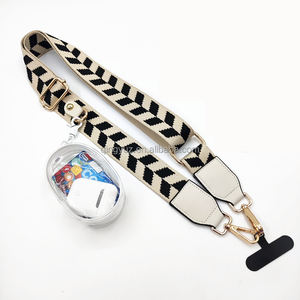 Hot Portable Mobile Phone Lanyard Zipper Bag Correa extraíble hecha de poliéster duradero - Product Image 3