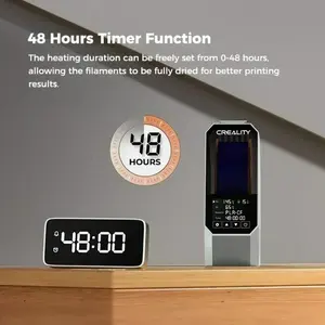 Crelity Dryer Box Oficial Mejorado, Deshidratador de Filamento Space Pi con Almacenamiento UV, Temperatura Ajustable 45°C-70°C, Calentamiento 0-48h - Product Image 3