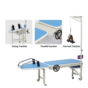 Cama de Hospital para Tracción Cervical y Lumbar, Cama Manual de Tracción Lumbar para Enfermería, Cama de Clínica Médica - Product Image 2