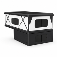 Bantrek - Camper Rectangular Resistente de Aleación de Aluminio para Camioneta, Impermeable, para 3-4 Personas, para Viajes de Larga Distancia