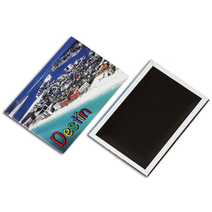 Imán de nevera 3D de metal ecológico con logo impreso personalizado - Diseño magnético contemporáneo, recuerdo navideño para la <span class=keywords><strong>ciudad</strong></span> de Nápoles - Product Image 3