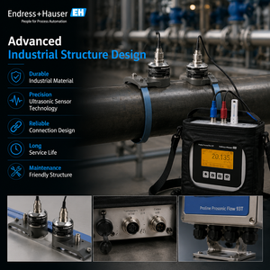 เครื่องวัดอัตราการไหลแบบอัลตราโซนิก Endress+Hauser Proline Prosonic Flow 93T ของแท้ 100% ความแม่นยำสูง แบบหนีบ - Product Image 2