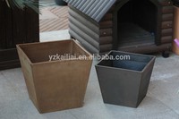 Pot de fleur carré décoratif, pour jardin, patio d'extérieur, nouveaux pots pour plantes, moule en béton, boîte de plantation