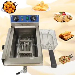 Affordable automatic french fry machine potato frying machine pressure fryer gas machine
