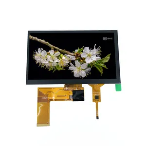 Panel de pantalla Lcd de 700nits, resolución de 800x480, interfaz RGB de 40 Pines, pantalla táctil de capacitancia de 7 pulgadas, precio de fábrica