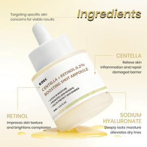 Ampolla de Suero KOEC Centella Retinol Boosting Shot, Reparación, Calmante, Cuidado de la Piel Sensible, Esencia Facial Antienvejecimiento, Hidratante - Product Image 3