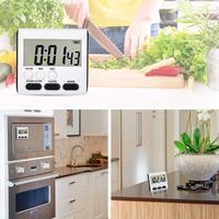 Timer Dapur Digital untuk Memasak, Mandi, Belajar, Stopwatch, Jam Alarm, Magnetik, Elektronik, Penghitung Waktu Mundur Memasak