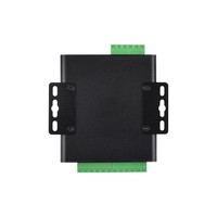 8-Ch RS485 ke RJ45 Ethernet Serial Server, 8 saluran RS485 operasi independen, Rail-mount Industrial terisolasi modul Serial