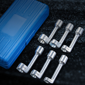L-shaped Diesel Fuel Injector <strong>Tube</strong> Socket <strong>Wrench</strong>, Opening Hexagonal Slotted Oxygen Sensor <strong>Wrench</strong> Tool <strong>Set</strong> - Product Image 5