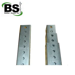 Square Post Chicken Reaper System Used with Pre-punched Holes Rustproof Surface