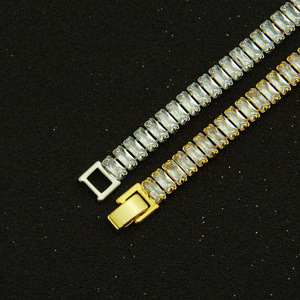 Men's <b>copper</b> inlaid zircon <b>bracelet</b>, simple strip zircon jewelry, <b>bracelet</b> jewelry. - Product Image 3