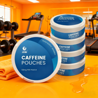 Pochettes énergétiques à la caféine sans sucre, naturelles, efficaces, personnalisées par OEM, zéro calorie, pochettes nootropiques