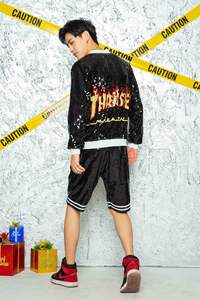 New Stage Wear Costume de danse <span class=keywords><strong>Jazz</strong></span> DS pour hommes et femmes Costume de performance Paillettes - Product Image 5