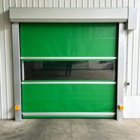 Porte rapide en PVC pour usage industriel, design tropical, coupe-vent, rideau souple, pour sous-sol, taille personnalisée OEM disponible