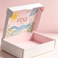 Boîte à pizza écologique biodégradable gaufrée bronzée mate en carton ondulé - Emballage alimentaire rigide en forme de livre avec fermeture magnétique pour la vente en gros