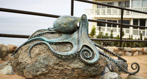 Escultura de <span class=keywords><strong>Pulpo</strong></span> Gigante de Bronce, Estilo Kraken, <span class=keywords><strong>para</strong></span> Decoración, de Strand of Life - Product Image 5