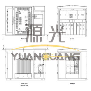 ที่จอดรถ20kV 0.4kV 2500kVA 3000kVA 2750kVA ขนาดกะทัดรัด4000kVA หม้อแปลงไฟฟ้า substation ผู้ผลิตมืออาชีพ - Product Image 4