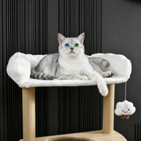 Maison pour chat intégrée de luxe, mignonne et compacte pour usage domestique, avec plateforme de saut capsule spatiale, jouet pour chat, étagère pour chat, arbre à chat, écologique