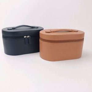 Free Sample Big storage space women <b>transparent</b> cosmetic <b>bag</b> set polyester <b>makeup</b> <b>bag</b> with top handle - Product Image 4