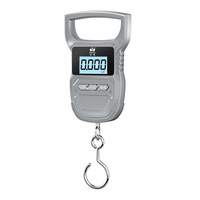 Vente en gros Balance numérique portable USB alimentée par batterie Balance à crochet Balance suspendue pour valise Capacité de 50kg