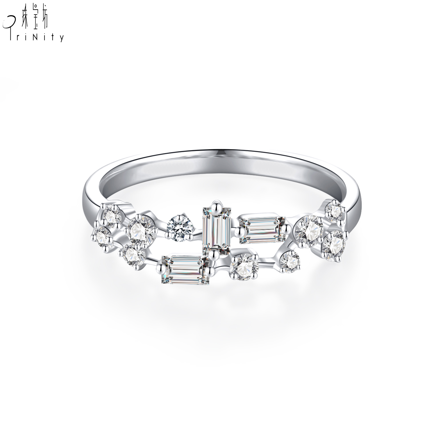 Or blanc 18 carats