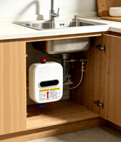 Chauffe-eau électrique instantané sans réservoir 3500W, élément chauffant en acier inoxydable, affichage numérique, boîtier en plastique, extérieur, anglais