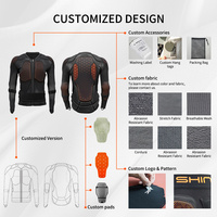 Nouveau protecteur dorsal certifié CE Protecteur de poitrine de moto de ski Protection dorsale vtt pour enfants, adolescents adultes en mousse PU