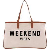 Sac de plage en toile de coton personnalisable, pliable, durable, extra large, avec logo, nouveau design