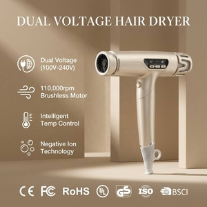 Asciugacapelli elettrico a doppio voltaggio a ioni negativi <span class=keywords><strong>da</strong></span> viaggio pieghevole per salone - Product Image 1