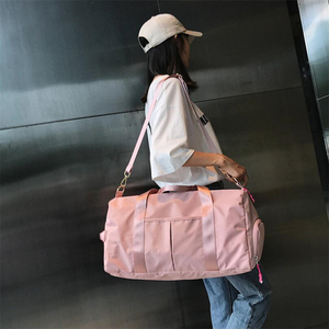 <span class=keywords><strong>Sac</strong></span> <span class=keywords><strong>de</strong></span> voyage tendance en nylon <span class=keywords><strong>rose</strong></span> léger et imperméable pour <span class=keywords><strong>femme</strong></span>, idéal pour les week-ends, avec fermeture éclair - Product Image 4