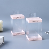 Boîte personnalisée en vinyle PET Boîtes d'emballage en acétate cube carré en plastique PVC transparent avec logo