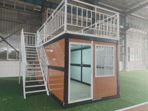 Maison conteneur pliable modulaire Z-Folding de haute qualité à prix abordable pour hôpitaux, dortoirs temporaires pour personnel, bureaux, magasins et hôtels - Product Image 3