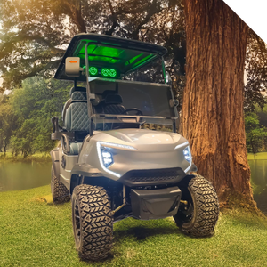 Voiturettes de golf approuvées par la CE populaire moteur à courant alternatif 3500W chariot de golf électrique de chasse de 4 places - Product Image 5