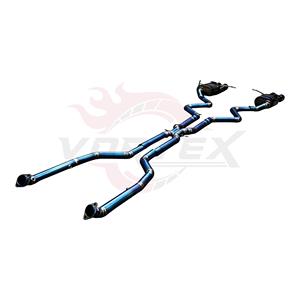 Escape Trasero Vortex Titanium Blue para BMW M3 E90 E92 4.0L con Tubo en X, Barriles Dobles, Puntas Cuádruples Azules, Conjunto de Tuberías Modificadas U - Product Image 4