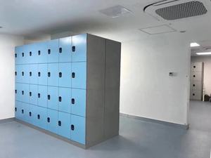 بيع بالجملة دائم مقاوم للماء تخزين صالة الألعاب الرياضية خزانة بلاستيكية صدمات abs خزائن يوجا خزانة مخصصة سهلة التركيب - Product Image 3