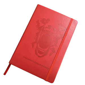 Carnet en PU avec logo personnalisé en relief, couverture hydrofuge, agenda de réunion d'affaires - Product Image 6