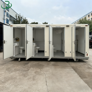 Toilettes portables de luxe modernes <span class=keywords><strong>avec</strong></span> structure en tôle galvanisée et installation facile - Product Image 6
