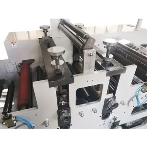 Label Turret Rewinding Slitting Die Cutting Machine With Slitting Section