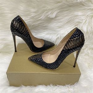 Sandalias de Vestir de Moda con Diseño de Piel de Serpiente en Bronce 33-46, Sandalias Sexys para Mujer 2026 - Product Image 3