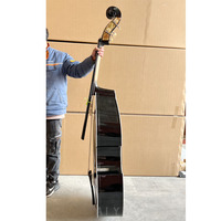 Allemagne Type Popular Black Handmade 3/4 Upright Double Bass Kit