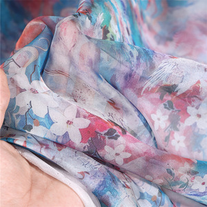 Thoải mái 100% polyester 30D in voan vải cho may mặc - Product Image 3