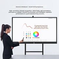 Pantalla Plana Interactiva 4K Ultra HD de 100/110 Pulgadas con Sistema Android/Windows, Monitor de Pantalla Táctil para Sala de Conferencias
