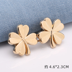 Diamantes de imitación mariposa cintura desmontable clavo libre costura libre ajustable par hebilla Jeans cintura tamaño revisado a cintura pequeña hebilla - Product Image 6