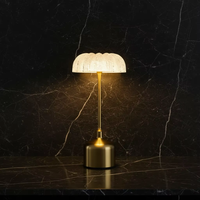 Lampe de table LED sans fil de luxe moderne en acrylique avec commande tactile, 3 couleurs d'ambiance, pour chambre à coucher, salon, restaurant, décoration de bureau