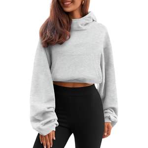 2024 automne/hiver mode à la mode sweat à capuche court pour femmes reine femmes à manches longues sweats décontracté Y2K tenues Hip Hop XS - Product Image 2