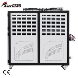 Çift kompresörlü 350Kw 50HP hava soğutmalı vida soğutucu ücretsiz soğutma - Product Image 4