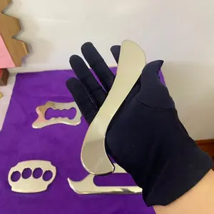 Alat pijat pengikis baja tahan karat untuk tisu lembut terapi fisik mobilisasi untuk kaki punggung lengan guasha pijat - Product Image 6